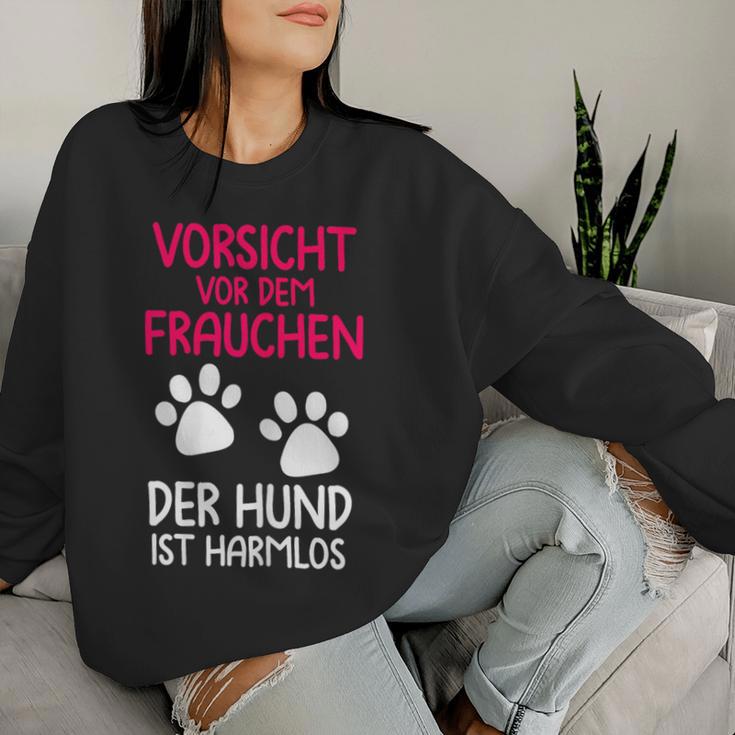 Women's Orsichtorden Der Hund Ist Harmlos S Sweatshirt Frauen Geschenke für Sie