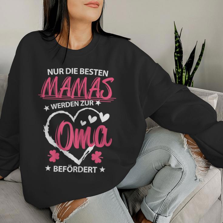 Zur Oma Gewerden Befördert Familien Mother Omi Baby Sweatshirt Frauen Geschenke für Sie