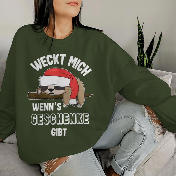 Christmas Pyjamas Christmas Sloth Winter Sleep Sweatshirt Frauen Geschenke für Sie