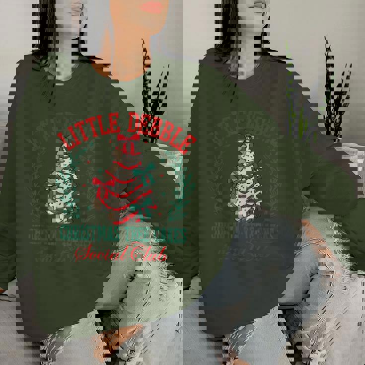 Christmas Tree Cake Social Club Christmas Coquette Kid Women Sweatshirt Gifts for Her