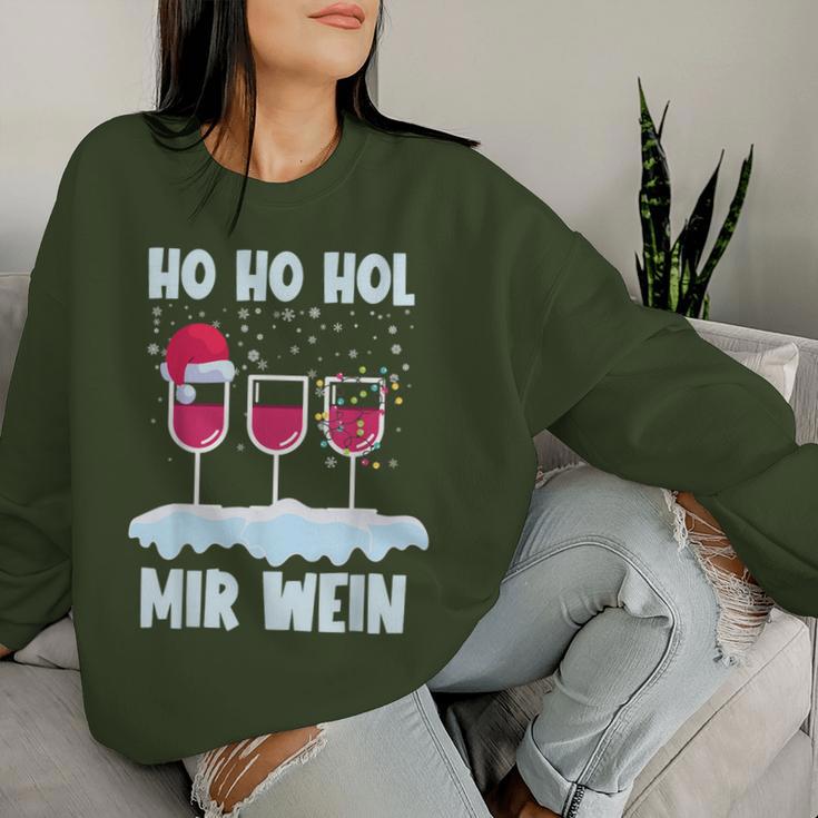 Ho Hol Mir Wine Costume Christmas Men Sweatshirt Frauen Geschenke für Sie