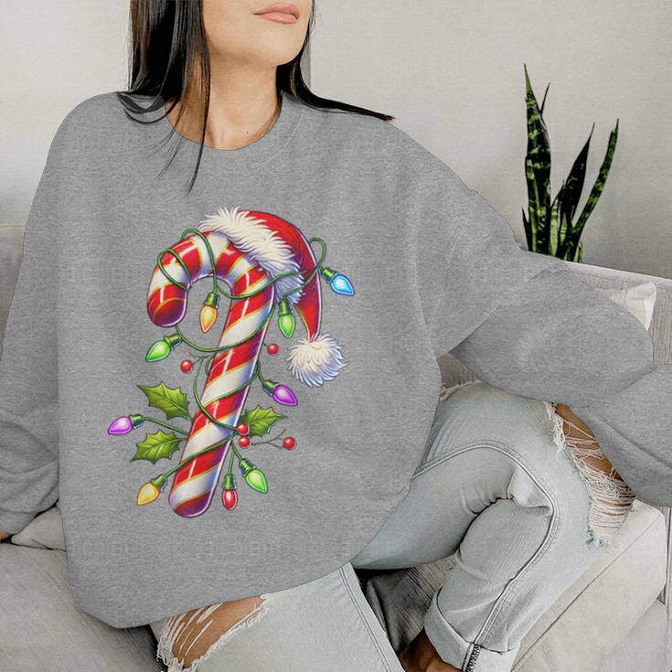 Candy Cane Crew Christmas Light Family Xmas Santa Boys Girls Women Sweatshirt Gifts for Her Candy Cane Crew Christmas Light Family Xmas Santa Boys Girls Women Sweatshirt Gifts for Her