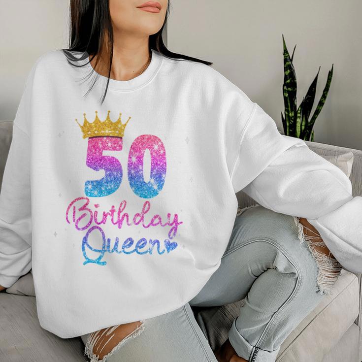 50 Cumpleaños Es – Birthday Queen 50 Sudadera Mujer Regalos para ella