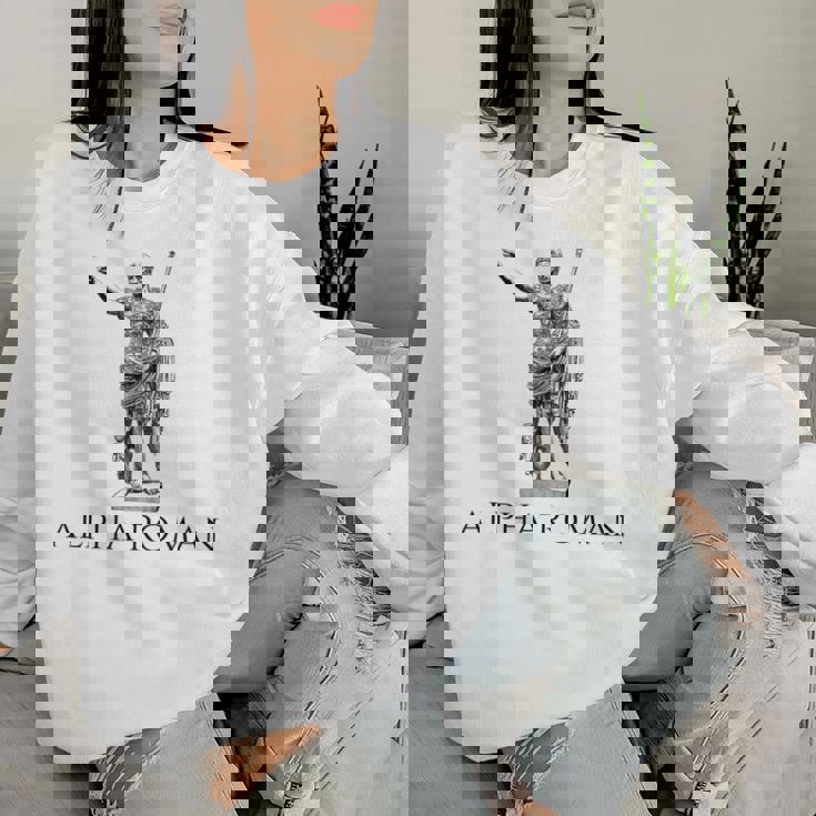 Augusto César Alfa Romano Historia De La Antigua Roma Spqr Sudadera Mujer Regalos para ella