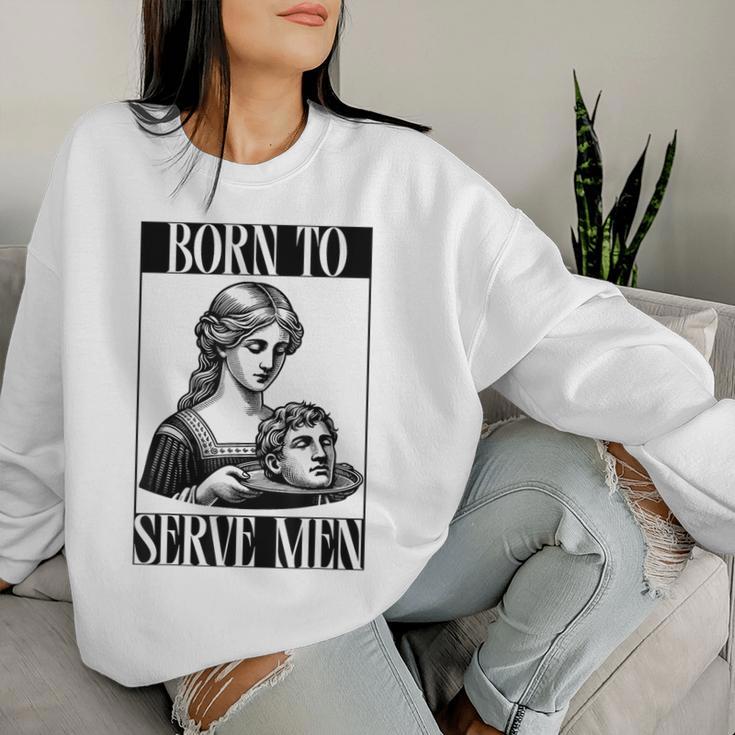 Are Born To Serve Retro Girls Sweatshirt Frauen Geschenke für Sie