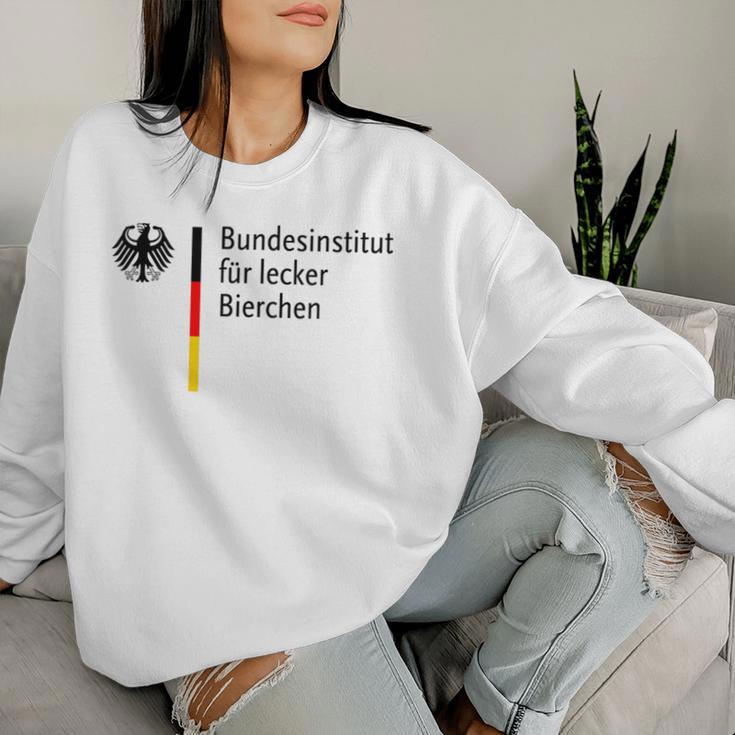 Buntdesinstitut Für Leckerbierchen Beer Sweatshirt Frauen Geschenke für Sie