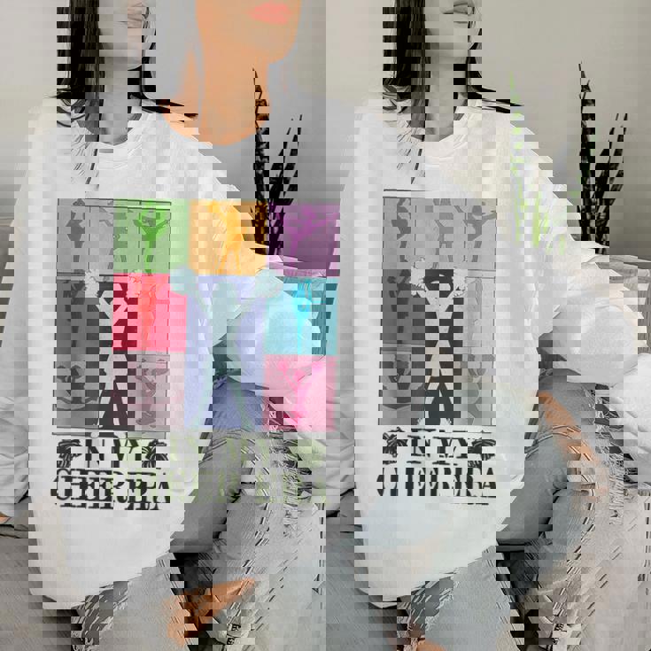 In My Cheer Era Cheer Leader Cheering Leadering Girls Women Sweatshirt Gifts for Her