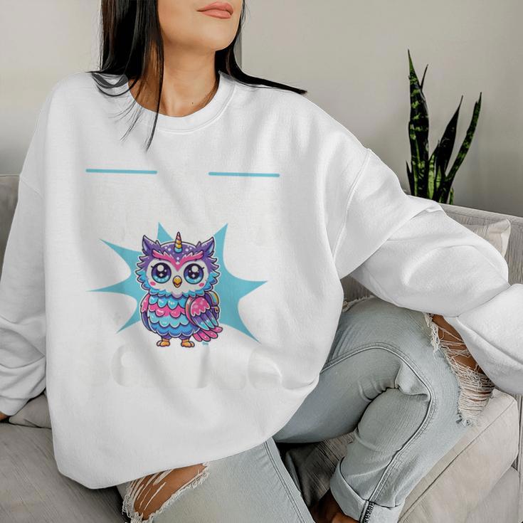 Children's Ich Rocke Jetzt Die Schule Cute Owl For School Sweatshirt Frauen Geschenke für Sie