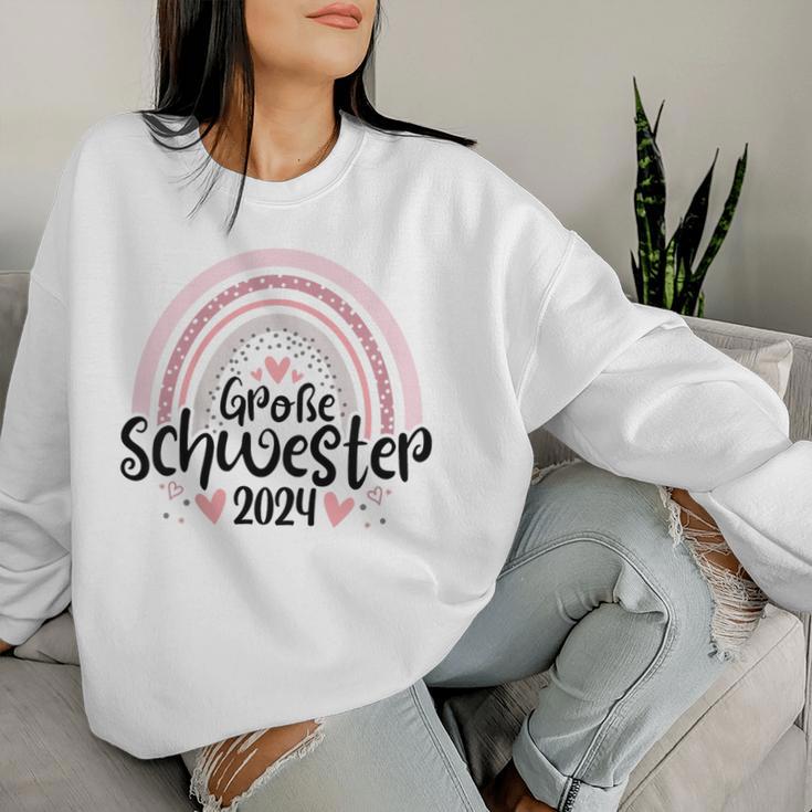 Children's Ich Werde Große Schwester 2024 Sweatshirt Frauen Geschenke für Sie