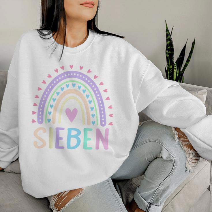 Children's Seven 7 Jahre Mädchen Geburtstag Sweatshirt Frauen Geschenke für Sie