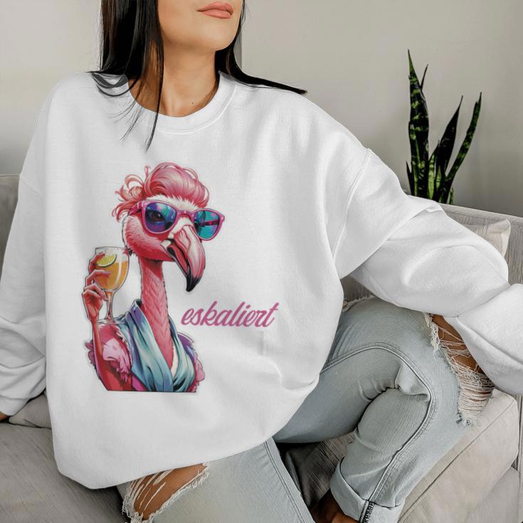 Flamingo Es Escaliert Eh Sweatshirt Frauen Geschenke für Sie