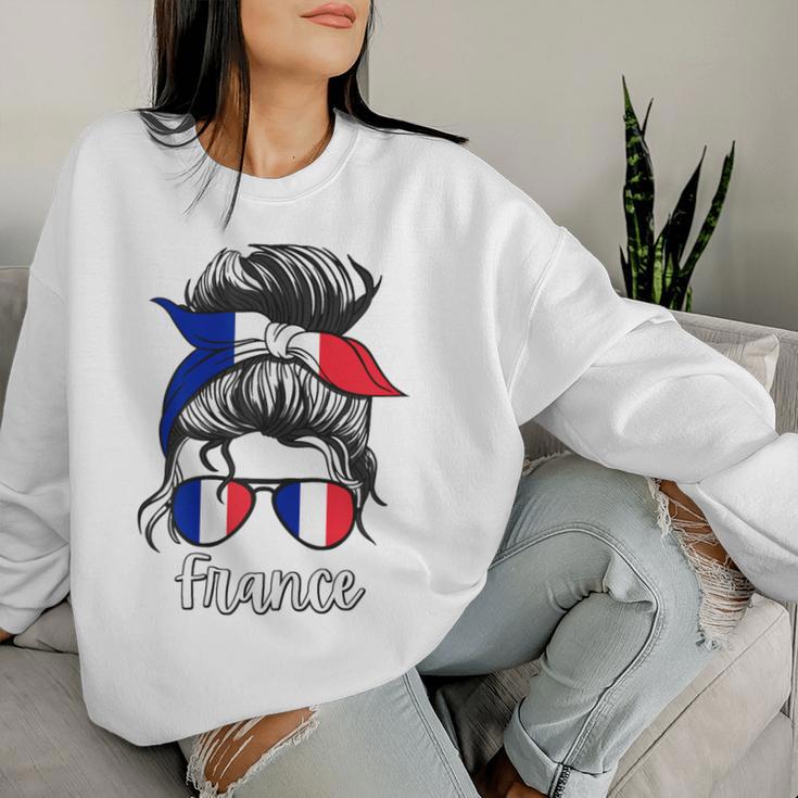 French Girls France Fille Française France French Flag Sweatshirt Frauen Geschenke für Sie