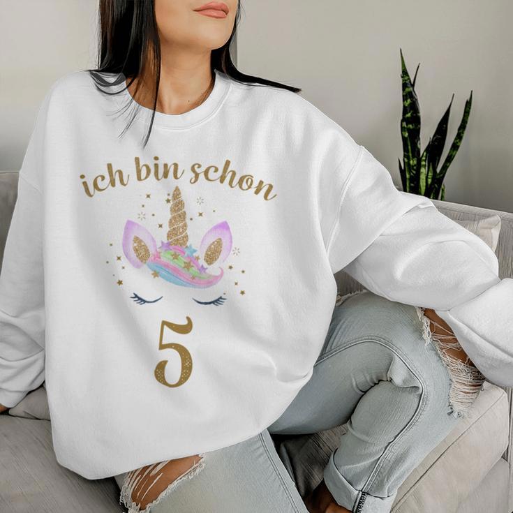 Girls' Kinder Ich Bin Schon 5 Sweatshirt Frauen Geschenke für Sie