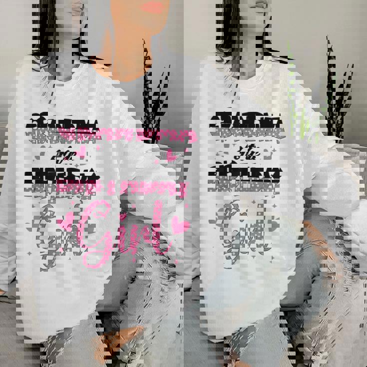 Grandma Of The Birthday Girl Family Matching Party Women Sweatshirt Gifts for Her