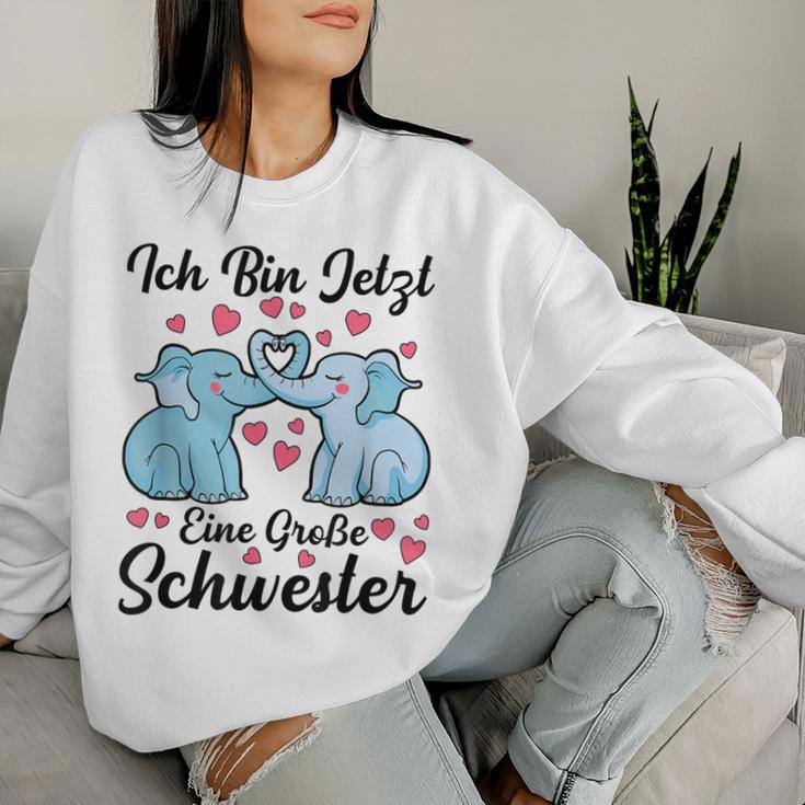 Ich Bin Jetzt Eine Große Schwestern Sweatshirt Frauen Geschenke für Sie