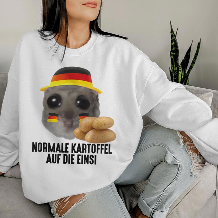 Normale Kartoffel Auf Die Einsi Saufrikot Germany Beer Sweatshirt Frauen Geschenke für Sie