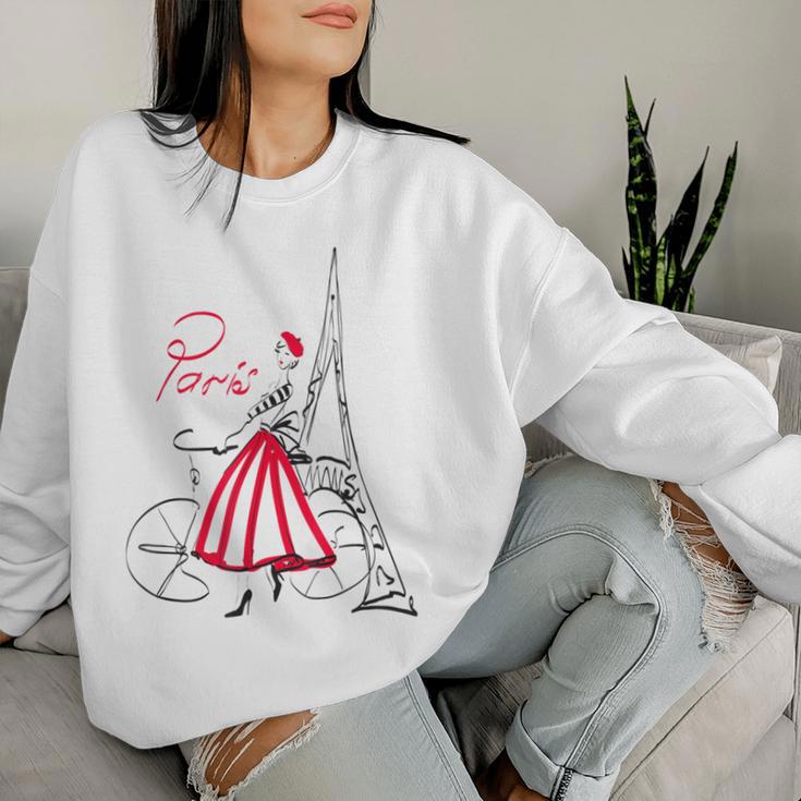 Paris Women's Paris Sweatshirt Frauen Geschenke für Sie