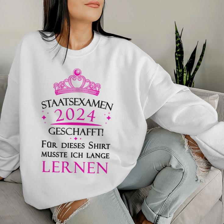 Staatsexamen Jurassic Teacher Medicine Pharmazie Bestanden Sweatshirt Frauen Geschenke für Sie