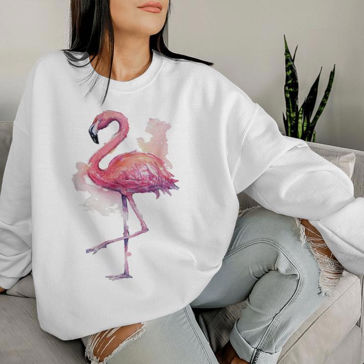 Vintage Flamingo Bird Retro Animal Lover Flamingo Sweatshirt Frauen Geschenke für Sie