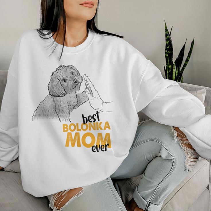 Women's Best Bolonka Mom Ever Bolonka Mama Bolonka Zwetna Sweatshirt Frauen Geschenke für Sie