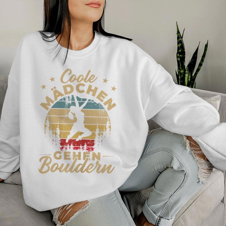 Women's Climber Cool Girls Walking Bouldering Sweatshirt Frauen Geschenke für Sie