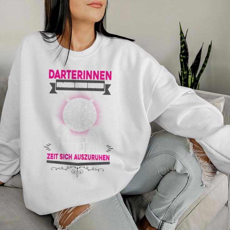 Women's Dartter Machen Keine Pausen Darts Dart Dart Sweatshirt Frauen Geschenke für Sie