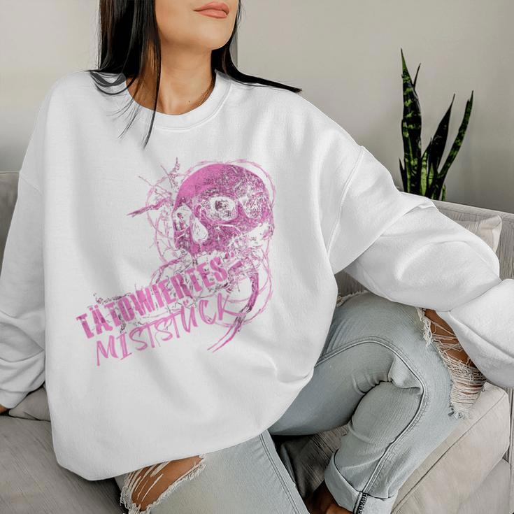 Women's Ich Bin Ein Tattooed Mistpiece Sweatshirt Frauen Geschenke für Sie