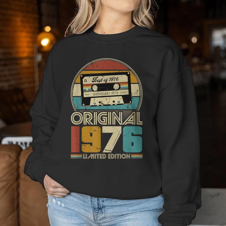 1976Intage Birthday Retrointage Women's Sweatshirt Frauen Lustige Geschenke