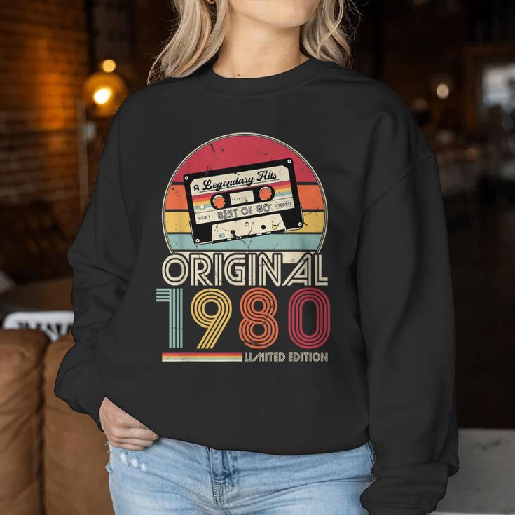 1980Intage Birthday Retrointage S Sweatshirt Frauen Lustige Geschenke