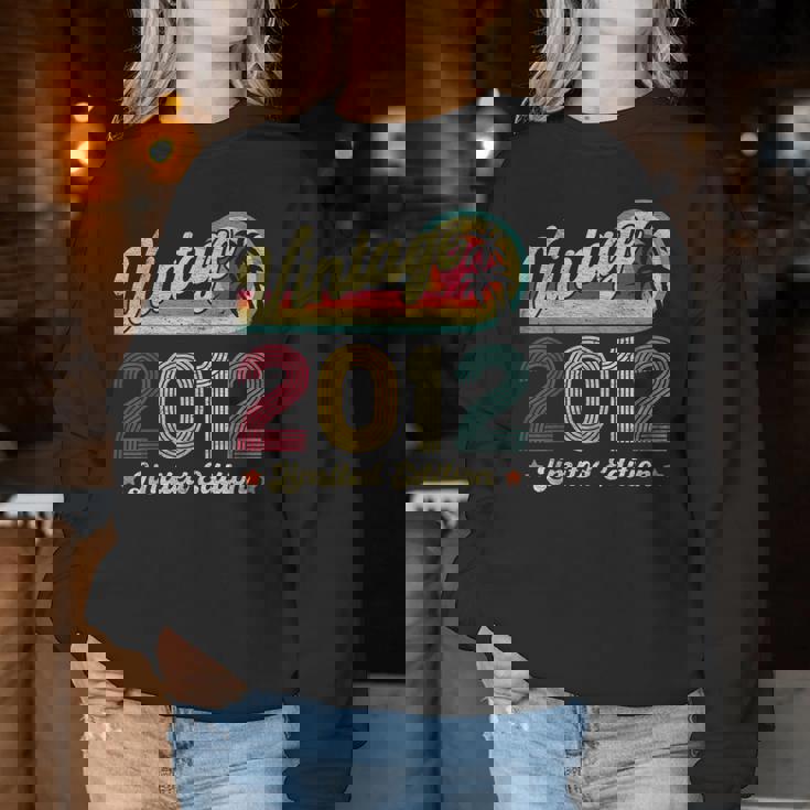 2012 12 Anni Compleanno Ragazzo Ragazza Regalo Divertente Women Sweatshirt Regalos divertidos
