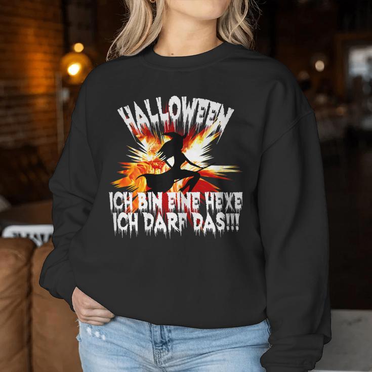 Adult Women's Child Ich Bin Eine Hexe Ich Darf Das Sweatshirt Frauen Lustige Geschenke