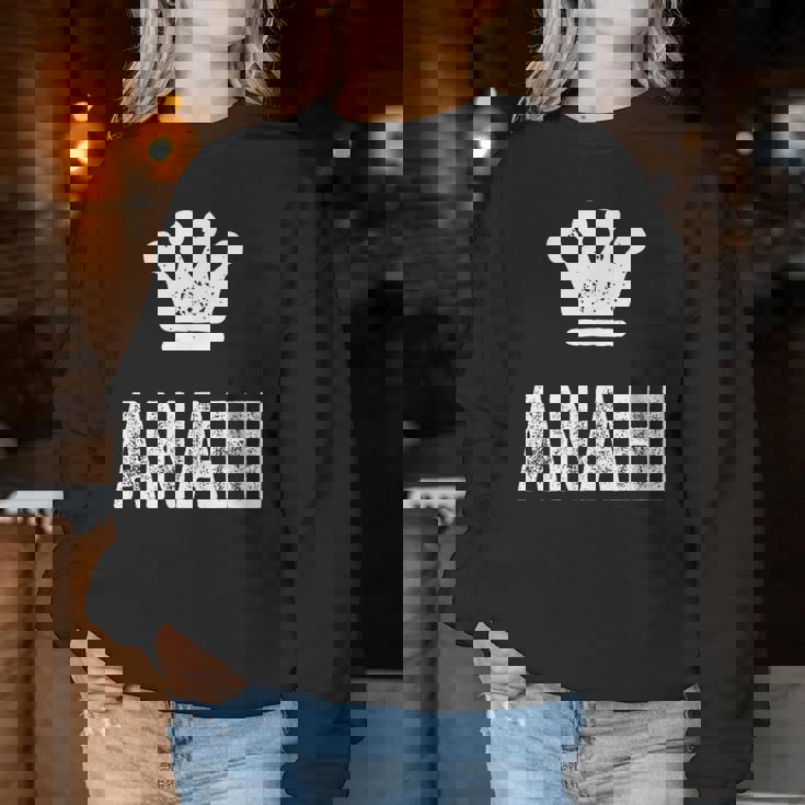 Anahi The Queen Crown & Name Called Anahi Women Sweatshirt Unique Gifts