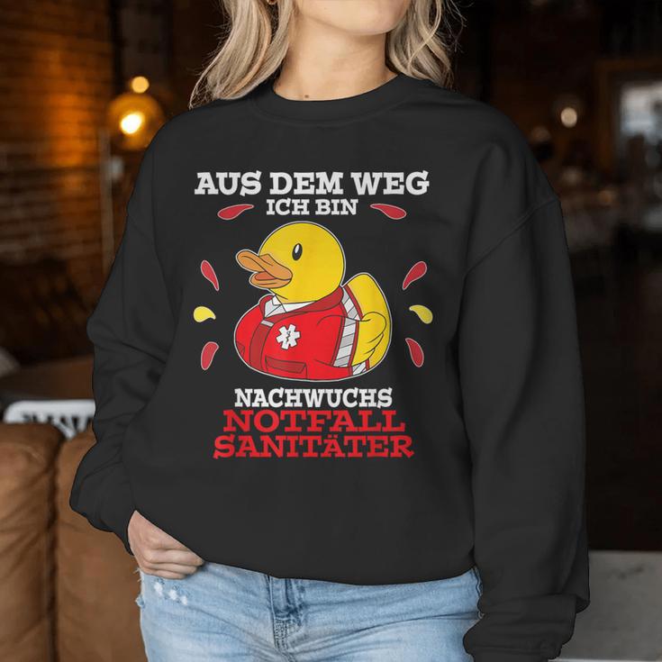 Aus Dem Weg Ich Bin Notfallsanitäter Sweatshirt Frauen Lustige Geschenke