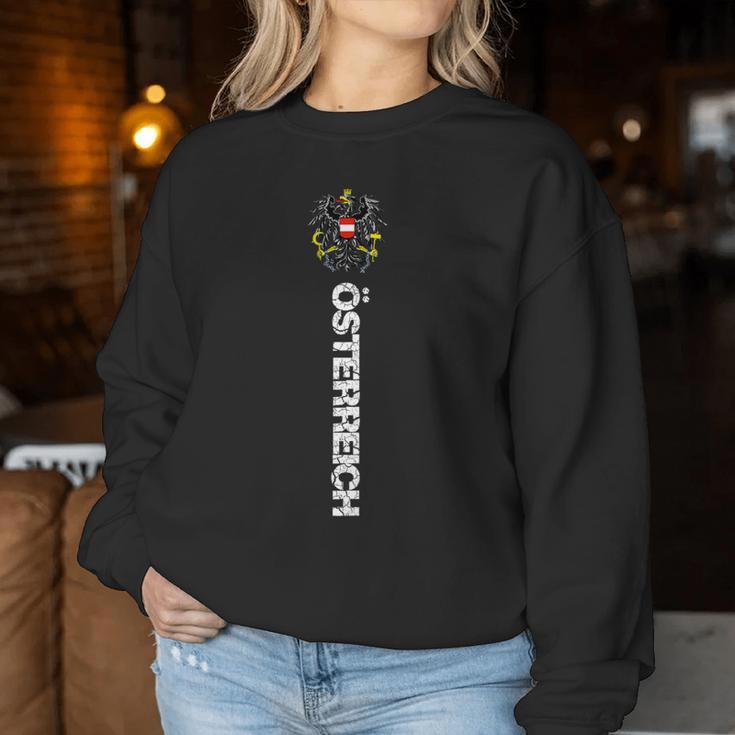 Austria Flag & Women's Austria Sweatshirt Frauen Lustige Geschenke