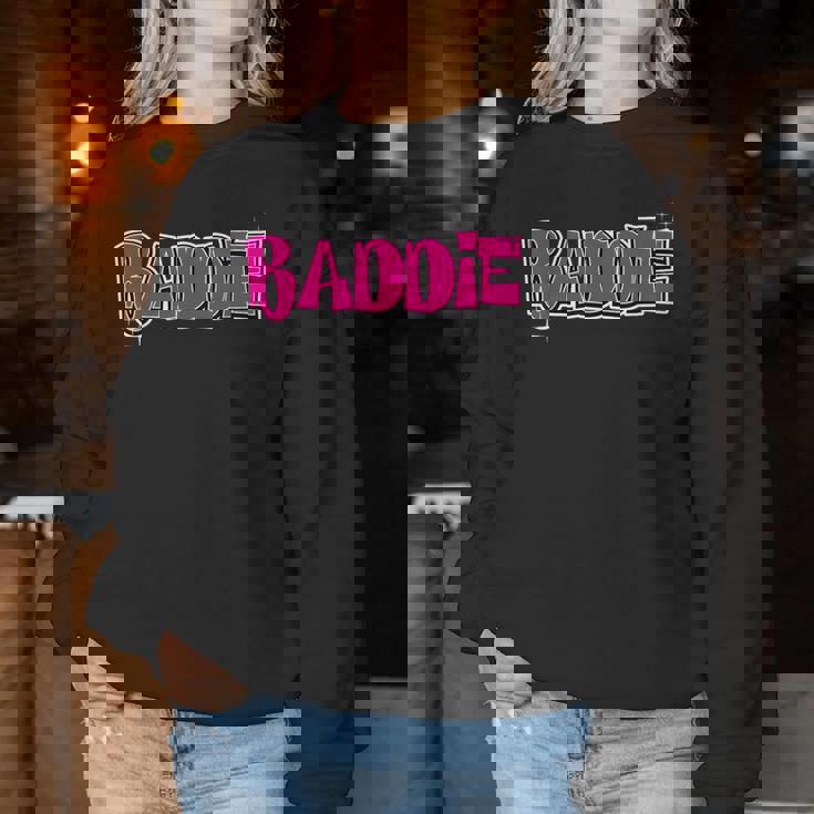 Baddie Baddy Baddie Camicia Baddie Ragazze Camicia Hot Girl Women Sweatshirt Regalos divertidos