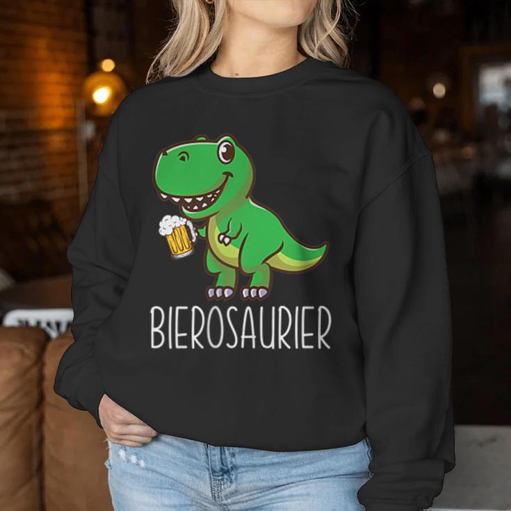 Beer Dinosaur Beer Saufen Party Beer Drinker Saying Sweatshirt Frauen Lustige Geschenke