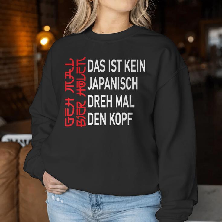 Beer Drinker Geh Mal Bier Holen Sweatshirt Frauen Lustige Geschenke