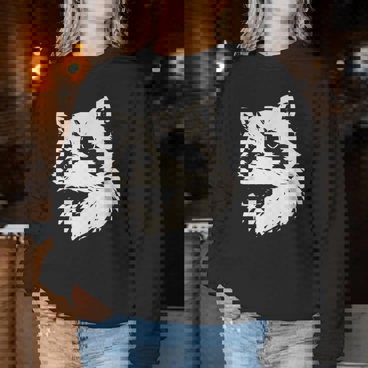 Benda Sull'occhio Bandit Trashpanda Animal Graphic Pirate Raccoon Women Sweatshirt Regalos divertidos