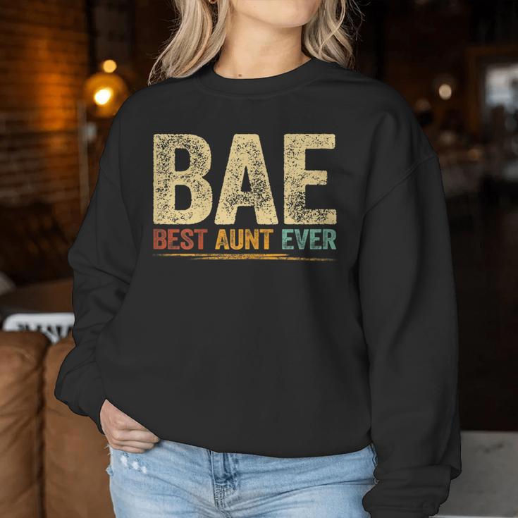 Best Aunt Ever Retro Aunt Auntie Sudadera Mujer Regalos divertidos