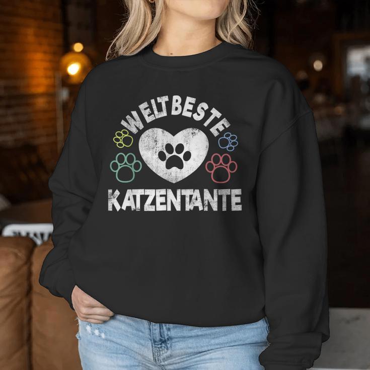 Best Cats Aunt Cat Aunt Cat Owner Cat Sweatshirt Frauen Lustige Geschenke