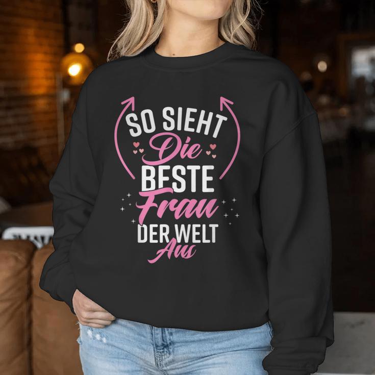 Beste Frau Der Welt Partner Best Wife Sweatshirt Frauen Lustige Geschenke