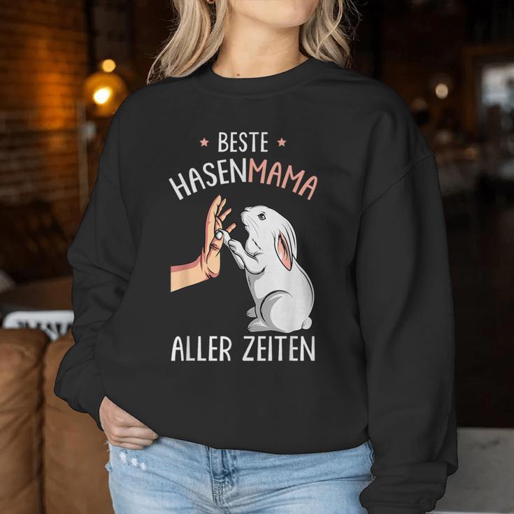 Beste Hasenmama Aller Zeit Sweatshirt Frauen Lustige Geschenke