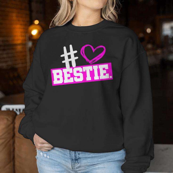 Bff Bestie Best Friend For Two Bffs Girls' Partner Look Sweatshirt Frauen Lustige Geschenke