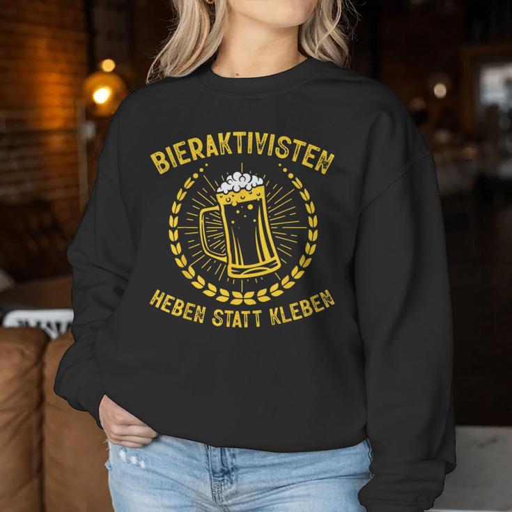 Bieraktivisten Sauf Beer Drinker Sweatshirt Frauen Lustige Geschenke