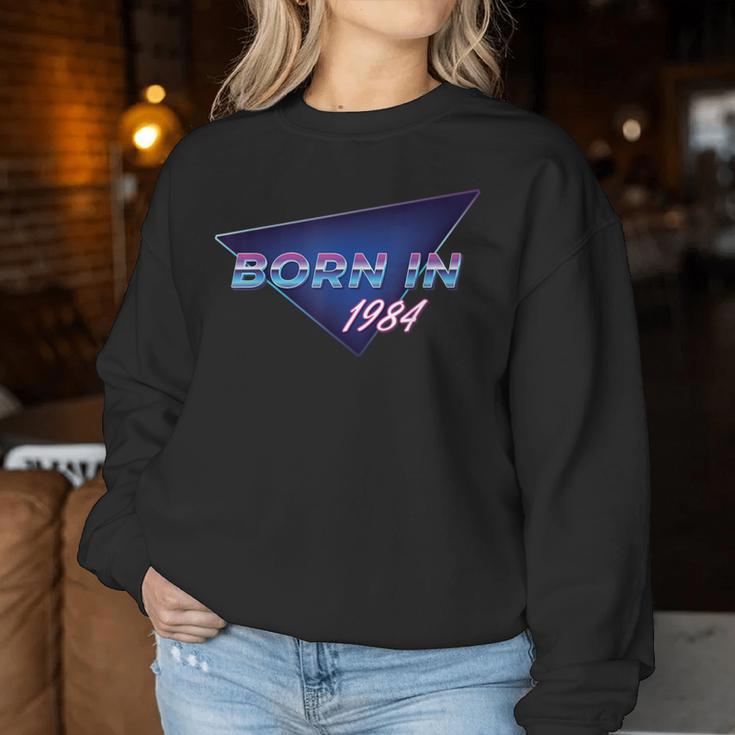 Born In 1984 Retro 80Er Jahre Stil Geburtstag Für Männer Und Frauen Sweatshirt Frauen Lustige Geschenke