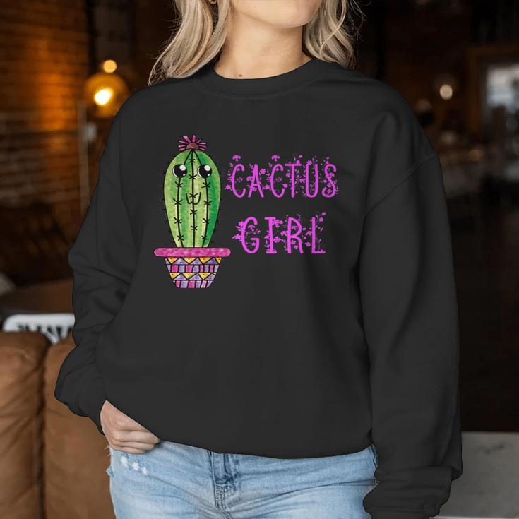 Cactus Girl Cactus Girl Cute Cactus Plants Cactus Sweatshirt Frauen Lustige Geschenke