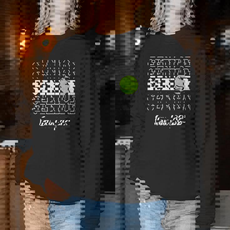 Class Of 2025 Tennis Senior Graduation Graduate Women Women Sweatshirt Personalized Gifts