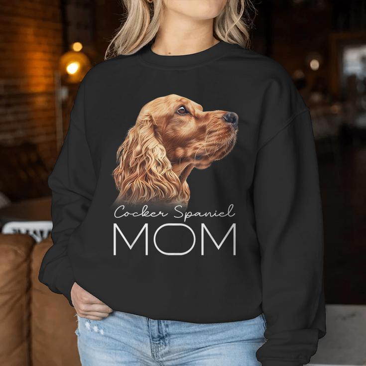 Cocker Spaniel Mama Sweatshirt Frauen Lustige Geschenke