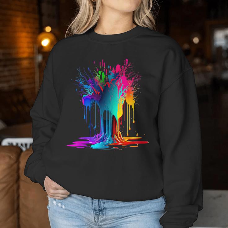 Color Splash For And Women Sweatshirt Frauen Lustige Geschenke