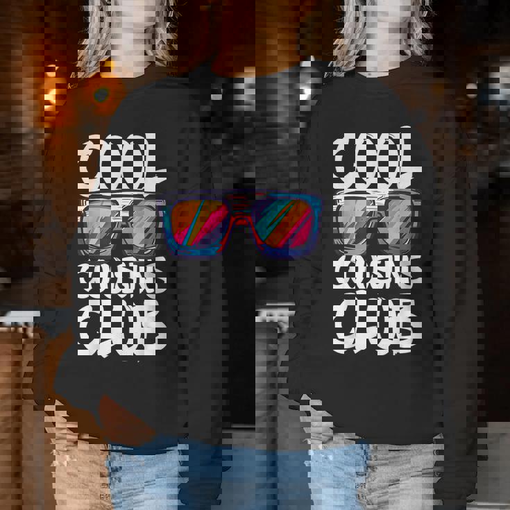 Cool Cousins Club Boy Girl Cousin Crew Matching Women Sweatshirt Unique Gifts
